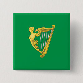 Bóton Quadrado 5.08cm Bandeira Republicana Irlandesa