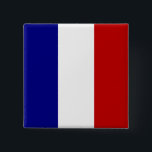 Bóton Quadrado 5.08cm Bandeira Totalmente Francesa<br><div class="desc">A imagem apresenta o Flag da França, ou French Flag, cobrindo completamente o item. Excelente caminho para os viajantes se lembrarem de um adorável feriado francês, viagem ou férias para a França. Maravilhoso para os Franceses, Franceses-Americanos e Franceses-Canadianos honrarem a sua herança, cultura e ancestralidade. Adicione à sua coleção de...</div>