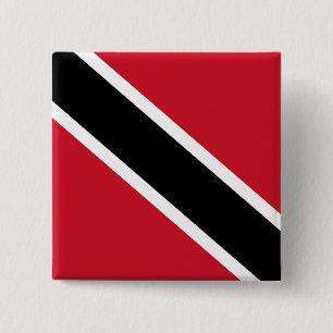 Bóton Quadrado 5.08cm bandeira trinidade e tobago