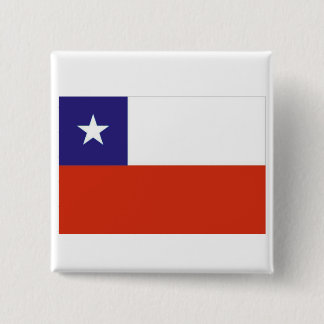 Bóton Quadrado 5.08cm Bandera o Chile V