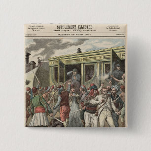 Bóton Quadrado 5.08cm Bandidos no Oriente