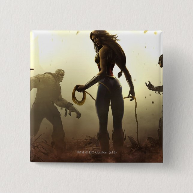 Bóton Quadrado 5.08cm Banner: Grupo (Frente)