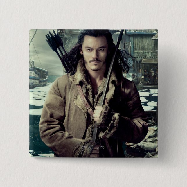 Bóton Quadrado 5.08cm BARD THE BOWMAN™ in Laketown (Frente)