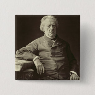 Bóton Quadrado 5.08cm Baron Isidoro Justin Severin Taylor (1789-1879), f