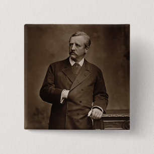 Bóton Quadrado 5.08cm Baron Nils Adolf Erik Nordenskjold (1832-1901),