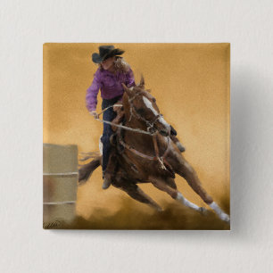 Bóton Quadrado 5.08cm Barrel Racing