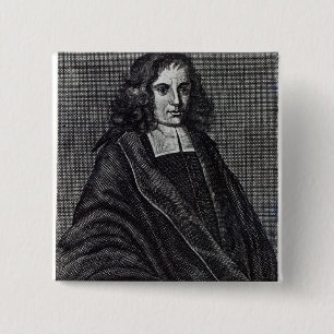 Bóton Quadrado 5.08cm Baruch de Spinoza