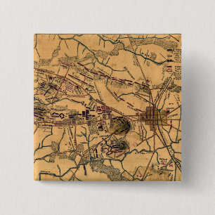 Bóton Quadrado 5.08cm Batalha de Gettysburg 14