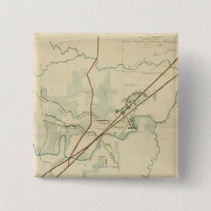 Bóton Quadrado 5.08cm Batalha do rio das pedras - guerra civil