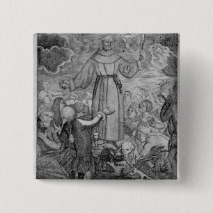 Bóton Quadrado 5.08cm Batalha Junipero Serra