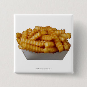 Bóton Quadrado 5.08cm batatas fritas do Dobra-cut