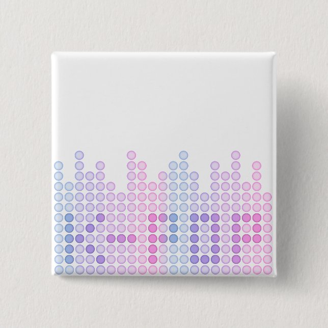 Bóton Quadrado 5.08cm Batidas do K-Pop (Frente)