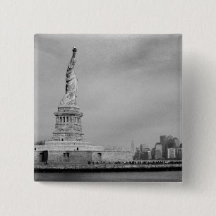 Bóton Quadrado 5.08cm Batido NYC
