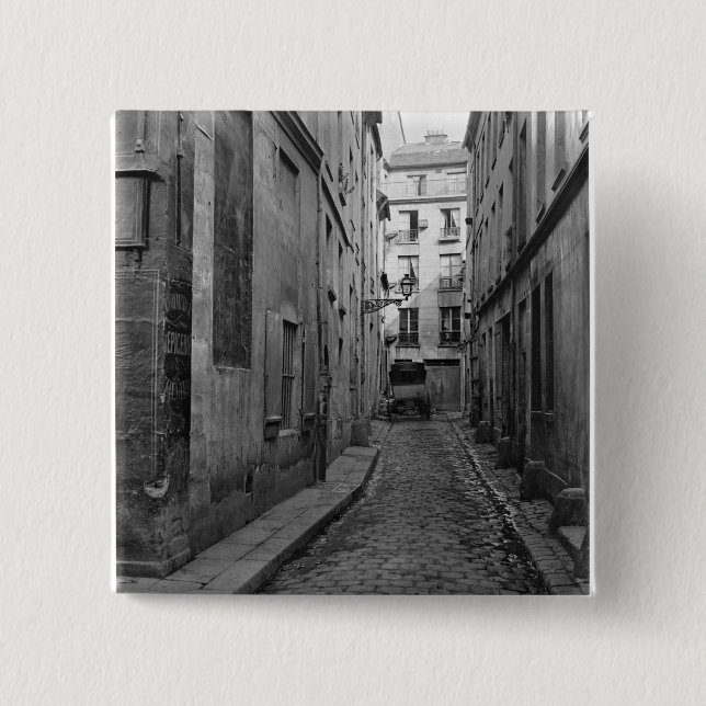 Bóton Quadrado 5.08cm Beco sem saída Santo-Ambroise (Frente)