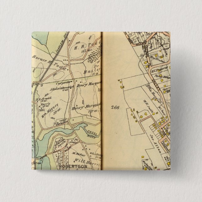 Bóton Quadrado 5.08cm Bedford, Nova York 6 (Frente)