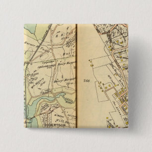 Bóton Quadrado 5.08cm Bedford, Nova York 6
