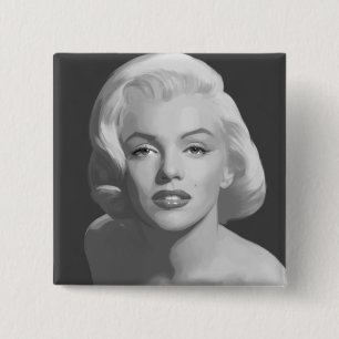 Bóton Quadrado 5.08cm Beleza clássica 4