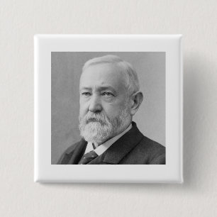 Bóton Quadrado 5.08cm Benjamin Harrison 23