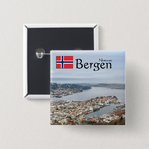 Bóton Quadrado 5.08cm Bergen Noruega