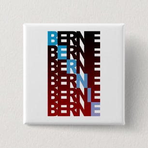 Bóton Quadrado 5.08cm BERNIE sanders textualBern