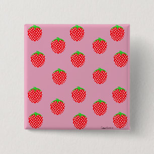 Bóton Quadrado 5.08cm Berry Beauigh Summer