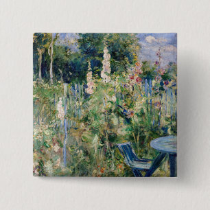 Bóton Quadrado 5.08cm Berthe Morisot - Rosas Tremieres