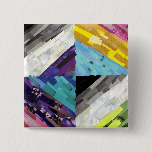 Bóton Quadrado 5.08cm Bi, Pan, Ace, Aro Alliance (Frente)