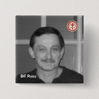 Bóton Quadrado 5.08cm Bill Rusu