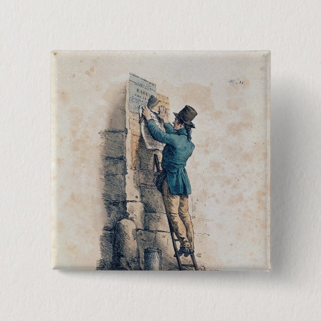 Bóton Quadrado 5.08cm Billposter (Frente)