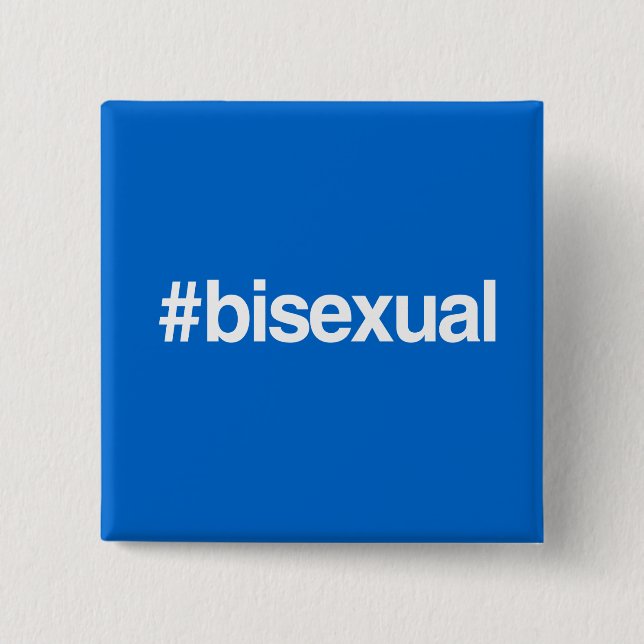 BÓTON QUADRADO 5.08CM BISEXUAL DE HASHTAG (Frente)