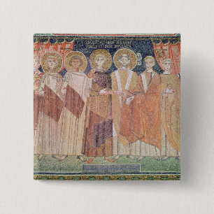 Bóton Quadrado 5.08cm Bishop de concessão de Constantim IV privilégios