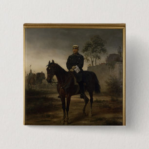Bóton Quadrado 5.08cm Bismarck antes de Paris, 1873