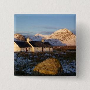 Bóton Quadrado 5.08cm Blackrock Cottage, Glencoe, Highlands, Scotland 3
