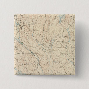 Bóton Quadrado 5.08cm Blackstone, Massachusetts