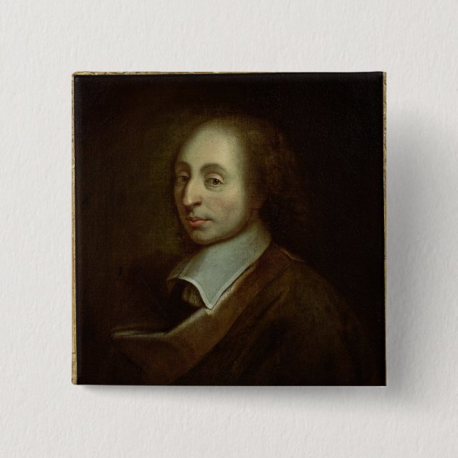 Bóton Quadrado 5.08cm Blaise Pascal c.1691 (Frente)