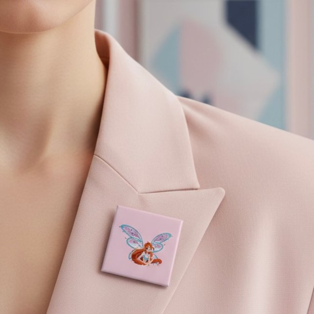 Bóton Quadrado 5.08cm Bloom (Criador carregado)