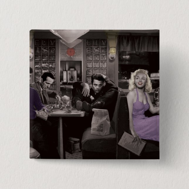 Bóton Quadrado 5.08cm Blueplate 2 (Frente)