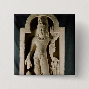 Bóton Quadrado 5.08cm Bodhisattva Padmapani, Sarnath