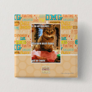 Bóton Quadrado 5.08cm Bolos de mah de aquecimento