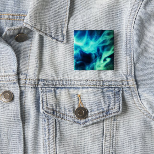 Bóton Quadrado 5.08cm Bomba brilhante (In Situ)