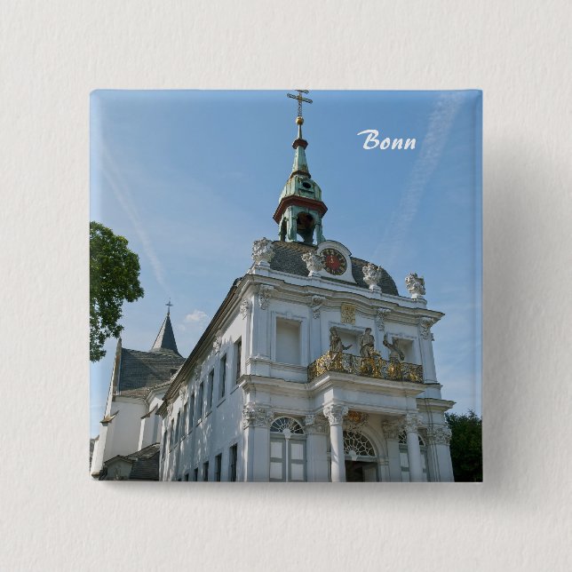 Bóton Quadrado 5.08cm Bona (Frente)