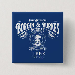 Bóton Quadrado 5.08cm BORGIN & BURKES™ - Gráfico da Loja de Artefatos Es