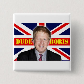 Bóton Quadrado 5.08cm Boris Johnson DUDE
