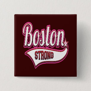 Bóton Quadrado 5.08cm Boston forte no rosa