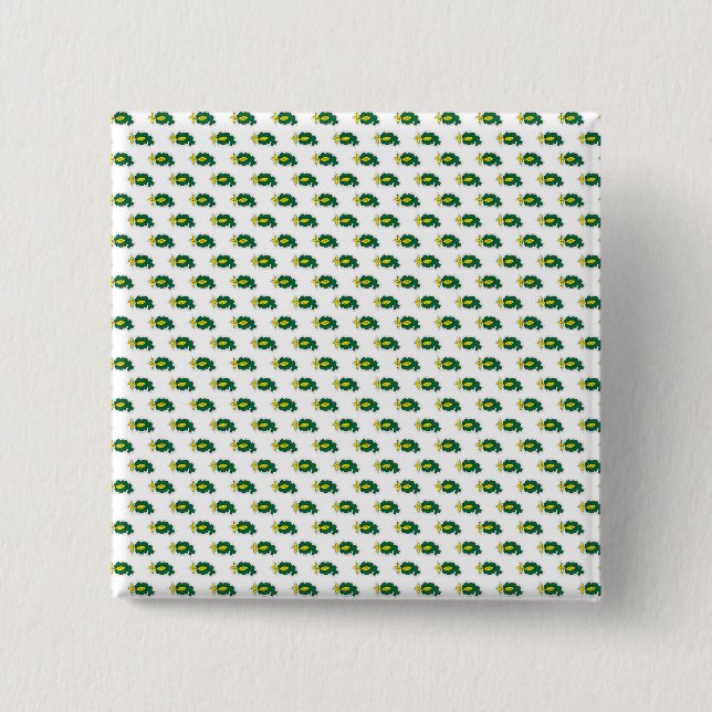 Bóton Quadrado 5.08cm Botão (Frente)