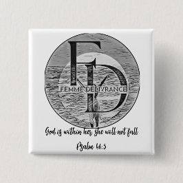 Bóton Quadrado 5.08cm Botão