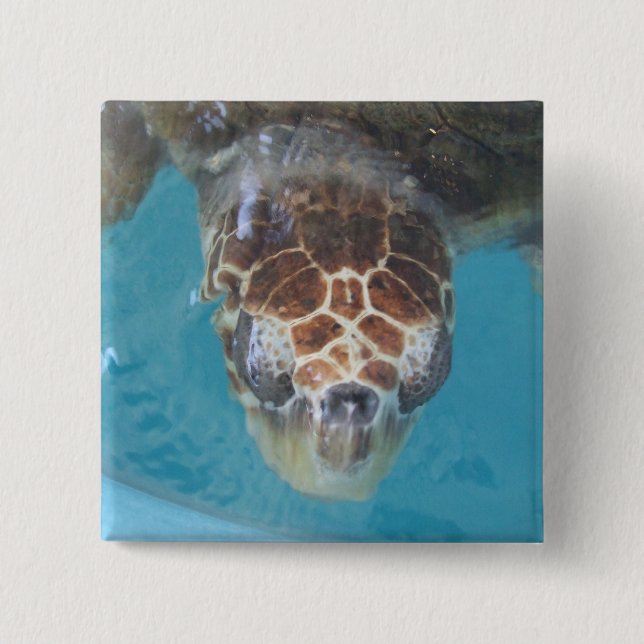 Bóton Quadrado 5.08cm Botão (Frente)