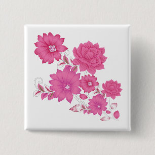 Bóton Quadrado 5.08cm Botão