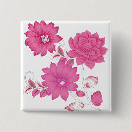 Bóton Quadrado 5.08cm Botão