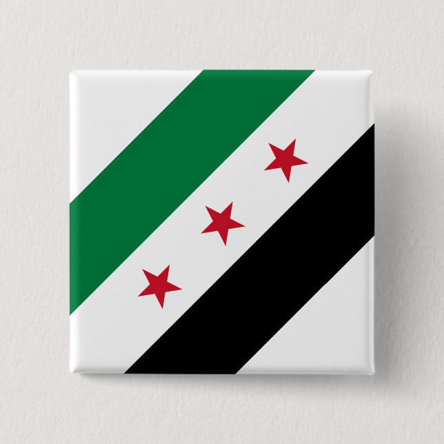 Bóton Quadrado 5.08cm Botão (Frente)